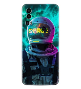 General Mobile GM 23 Kılıf Resimli Desenli Silikon Platinium Series Space 1854