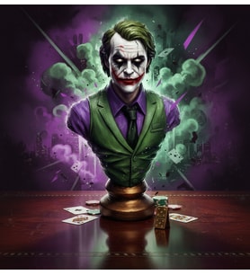 Polyester Joker Figür