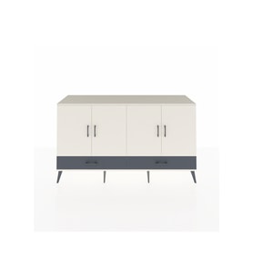 Hyperion Konsol 6 Raflı 2 Çekmeceli 4 Kapaklı 176x44x99 Aytaşı-Aytaşı/Antrasit
