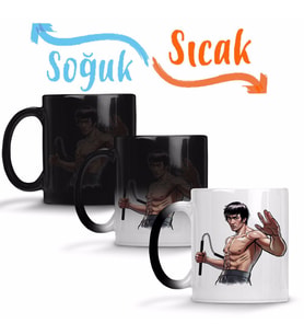 Bruce Lee Sihirli Kupa Bardak Porselen