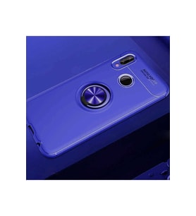 Huawei P20 Lite Uyumlu Kılıf Zore Ravel Silikon Kapak (Mavi)