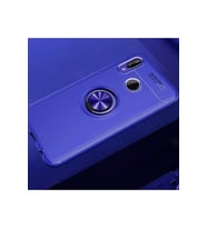 Huawei P20 Lite Uyumlu Kılıf Zore Ravel Silikon Kapak (Mavi)