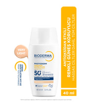 BIODERMA Photoderm XDefense Spf50+ Tüm Cilt Tipleri Antioksidan Etkili Renkli Güneş Kremi Very Light 40 ml 3701129813621