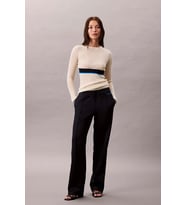 Calvin Klein Parlak Görünümlü Penye Eşofman Altı Kadın Siyah Eşofman Altı LV144C239G-CEF