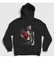 Presmono Unisex Siyah Legend Queen Freddie Mercury Kapüşonlu Sweatshirt 405577tt