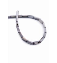 Sedef Doğal Taş Parlak Gri Silindir Kesim 4x8mm Dizi [AA]