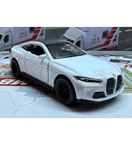 Oyuncak Metal Model Araba 1/36 Çek Bırak BMW M4 Beyaz