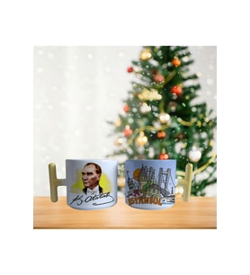 Ghostbastır Design Atatürk Kupa Bardak Tek Adet 034