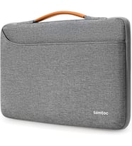 360° çanta kılıfı için 15 inç Yeni MacBook Air M3/A3114 M2/A2941 2024-2023, 15 inç Microsoft Surface Laptop 6/5/4, Su İtici Laptop Çantası Laptop Kılıfı