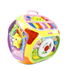 Vardem 6 in 1 Eğitici Aktivite Küpü Renkli Eğitici Set (Çok Renkli)