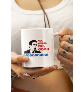 Michael Scott No Please No The Office Baskılı Kupa Bardak