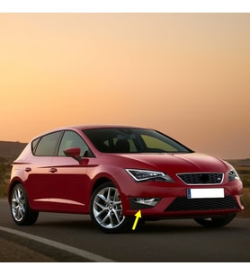 Seat Leon 3 2013-2016 FR Ön Tampon Sağ Sis Farı Çerçevesi 5F0853666B