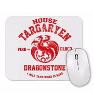 Game Of Thrones House  Targaryen Mouse Pad