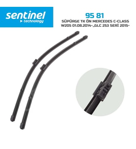 Sentinel Mercedes C-Class W205 2014> GLC 253 SERİ 2015> Orijinal Silecek