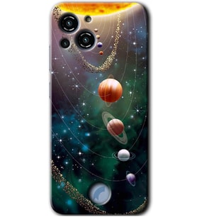 Reeder S23 Pro Max Kılıf HD Desen Baskılı Arka Kapak - Cosmos