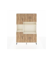 Arges Dolap 9 Raflı 6 Kapaklı 132x30x195 Aytaşı-Çam/Aytaşı