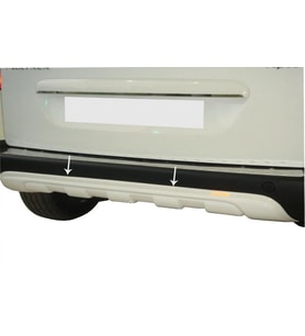 Peugeot Tepe Uyumlu Arka Orta Tampon (Difüzör) Fiber 2008 Ve Sonrası