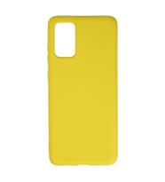 Galaxy S20 Kılıf Nano Içi Kadife Silikon - Sarı