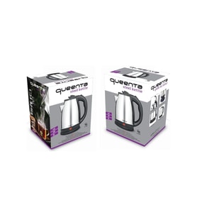 Queenta QK-01 Paslanmaz Çelik KETTLE Su Isıtıcı 1.8 Lt– Hızlı, Güvenli ve Şık