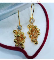 ÇELİKOĞLU KUYUMCULUK 14 AYAR ALTIN ÜZÜM SALKIMLI KÜPE 3,67 GR