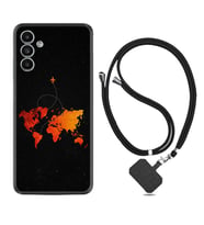 Samsung A23 A31 A32 A50 A51 A52 A53 A70 Kılıf Boyun Askılı Silikon İz Bırakan Uçak 1778