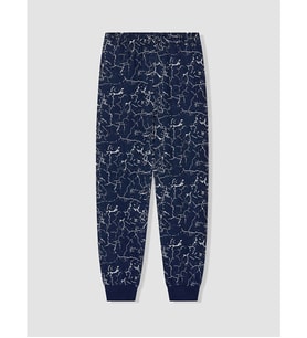 LCW Kids Lacivert Desenli Erkek Çocuk Pijama Alt