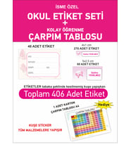 Kelebek Tema Baskılı Okul Etiketi Kalem Defter Etiketi isme Özel Etiketler 460 Adet Tabaka Şeklinde