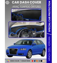 AUDI A3 (2004-2008) Torpido Örtüsü Ön Göğüs Koruma Torpido Koruma Araca Özel Kaymaz Kolay Montaj