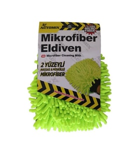 Mikrofiber Makarna Yıkama Eldiveni Yeşil
