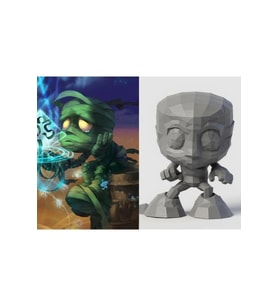 League of Legends Amumu Figür Kendin Boya