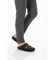 Ayakmod Camel Keçe Anatomik Kadın Ev Terliği K-9561 Z (Siyah)
