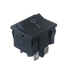 Ayt IC-129 Orta Boy Işıksız Anahtar On Off 6 pin Aç Kapa Buton Düğme 21.8x20.2 mm