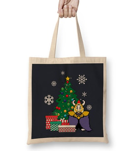 King Asgore Around The Christmas Tree Undertale Bez Çanta Uzun Saplı