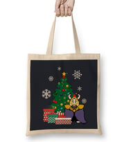 King Asgore Around The Christmas Tree Undertale Bez Çanta Uzun Saplı