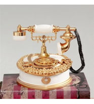 Nostaljik Telefon Müzik Kutusu Çekmeceli