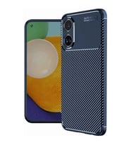 Realme 12 Lite Kılıf Auto Focus Karbon Kapak - Lacivert