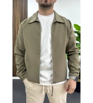Erkek Normal Kalıp İnce Mevsimlik Ceket Yeşil Edw445