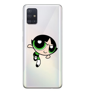 Samsung Galaxy A51 Uyumlu Buttercup Tasarımlı Şeffaf Telefon Kılıfı