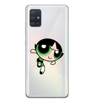 Samsung Galaxy A51 Uyumlu Buttercup Tasarımlı Şeffaf Telefon Kılıfı
