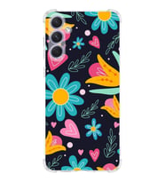PrintiFy Samsung Galaxy A54 Uyumlu Retro Color 1 Baskılı Şeffaf Köşe Korumalı Antişok Kılıf