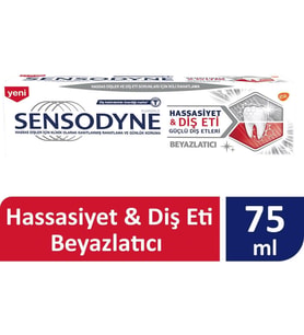 Sensodyne Hassasiyet Diş Eti Beyazlatıcı Diş Macunu 75 Ml