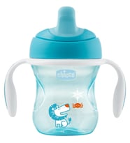 Chicco Yarı Yumuşak Uçlu Alıştırma Bardağı 6 Ay+ Kız