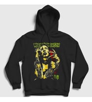 Presmono Unisex Siyah Poster Marilyn Manson Kapüşonlu Sweatshirt 550902tt