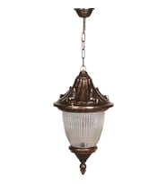 AVONNI BFE-68056-BKR Kahverengi Boyalı Dış Mekan Aydınlatma E27 Aluminyum Polikarbon Cam 26cm