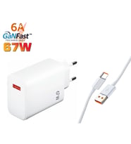Sprange PTX67 67W Quick Charge 4.0 Şarj Başlık TYPE-C 6A Data & Şarj Kablosu