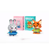 Nick ve Judy Zootopia 3D Yapboz Seti