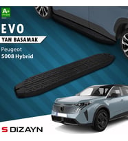 S-Dizayn Peugeot 5008 3 Hybrid Evo Siyah Yan Basamak 203 Cm 2024 Üzeri A+ Kalite