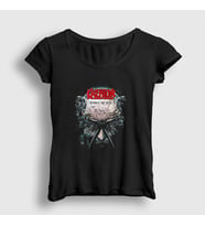 Presmono Kadın Siyah Enemy Of God Kreator T-Shirt 399418tt