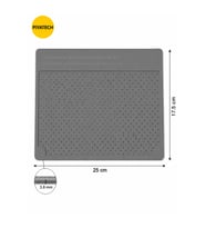 Isıya Dayanıklı Silikon Tamir Matı Anti-Statik Lehimleme Ve Bakım Pedi 25x17.5 cm - Gri