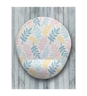 Renkli Dal Oval Bilek Destekli Mouse Pad
